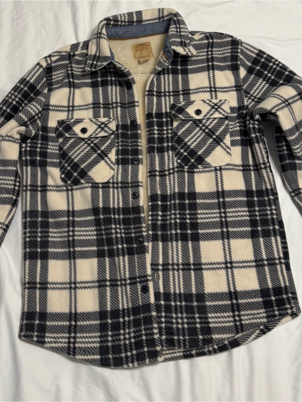 Telluride Clothing Company Sherpa-Lined Jacket - Cream Interior